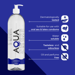 Vandens pagrindo lubrikantas Aqua Quality (1000ml) - Image 5