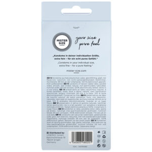 Prezervatyvai Mister S 49mm (10vnt.) - Image 3